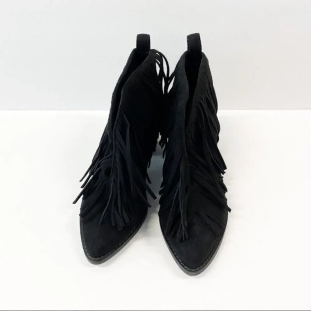 Size 7 Suede Ankle Booties - Picture 3 of 7